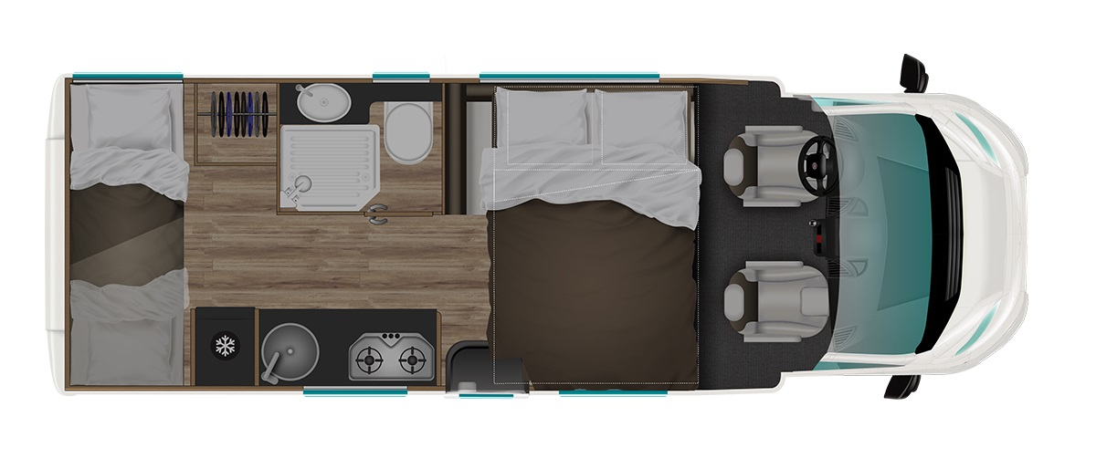 Ford Itineo 700 camper van - view 2