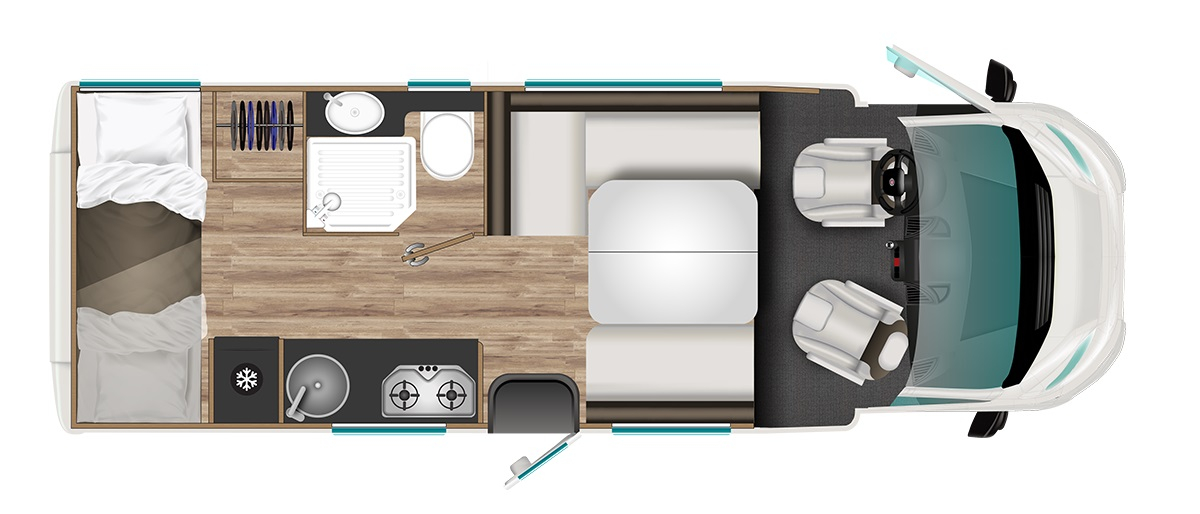 Ford Itineo 700 camper van - view 3